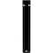 Ekena Millwork Loera Wrought Iron Bracket, (Single center brace), Powder Coated Black 1 1/2"W x 5 1/2"D x 8"H BKTM01X05X08SLO - alternate 6